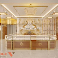 Thiết kế tiệm vàng Bảo Tín Hưng Châu - Nghệ An sang trọng và đẳng cấp 